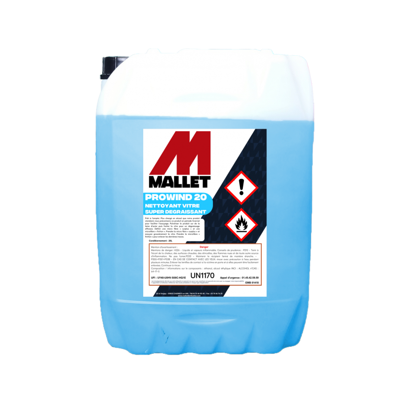 DEGRAISSANT VITRES SECHAGE RAPIDE EN BIDON DE 20 LITRES DEGRAISSANT VITRES SECHAGE RAPIDE EN BIDON DE 20 LITRES