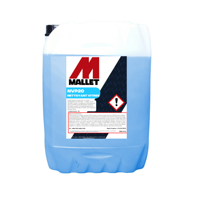 NETTOYANT VITRES EN BIDON DE 20 LITRES