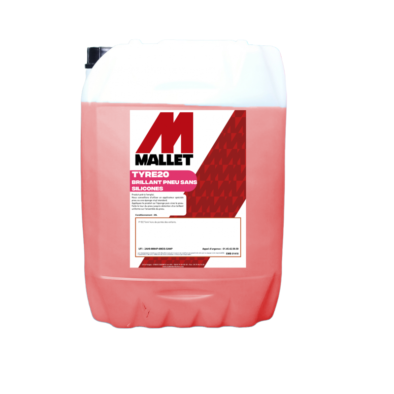 RENOVATEUR PNEU SANS SILICONES EN BIDON DE 20 LITRES RENOVATEUR PNEU SANS SILICONES EN BIDON DE 20 LITRES